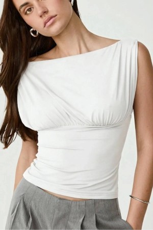 SANDY KUMAS BEL DETAY BLUZ 188920