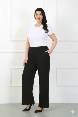 SCUBA CREPE FABRIC TROUSERS 191706