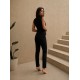 SCUBA CREPE FABRIC JUMPSUIT 189548