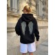 TAS BASKLI MELEK KANAT SWEAT 192457