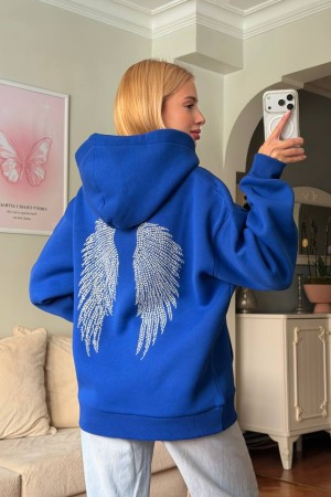 TAS BASKLI MELEK KANAT SWEAT 192460
