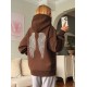 TAS BASKLI MELEK KANAT SWEAT 192461