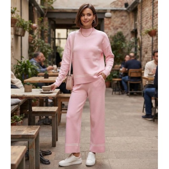 KNITTED TROUSER SET 192163