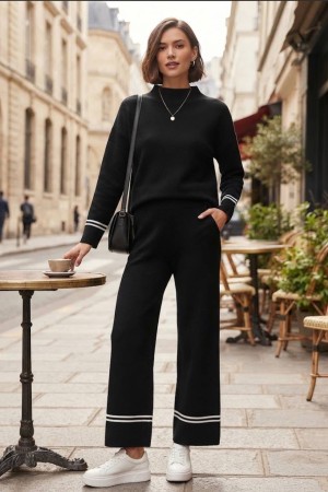 KNITTED TROUSER SET 192169