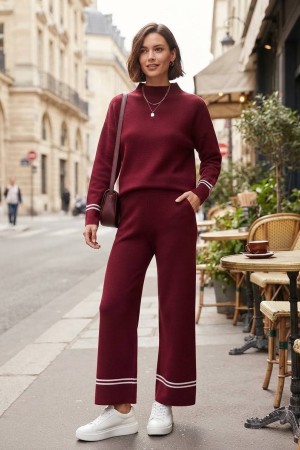 KNITTED TROUSER SET 192170