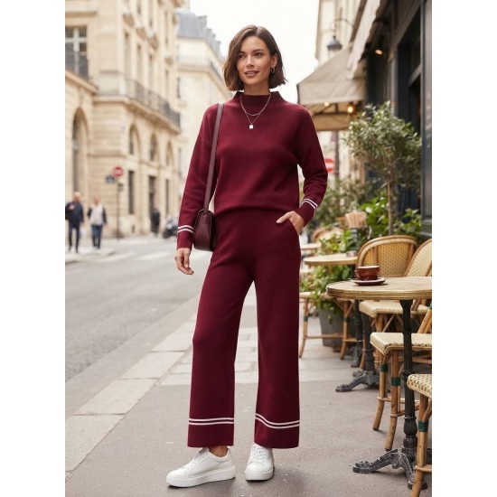 KNITTED TROUSER SET 192170