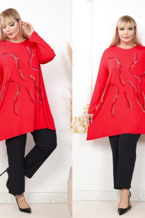 VISCOSE JERSEY FABRIC TUNIC 192549