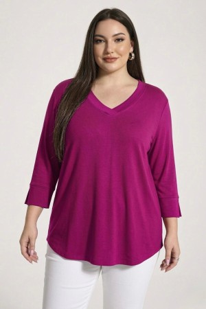 VİSKON V YAKA BLUZ 188323