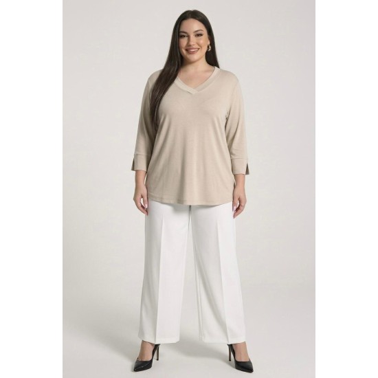 VİSKON V YAKA BLUZ 188324