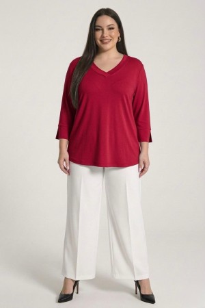 VİSKON V YAKA BLUZ 188325