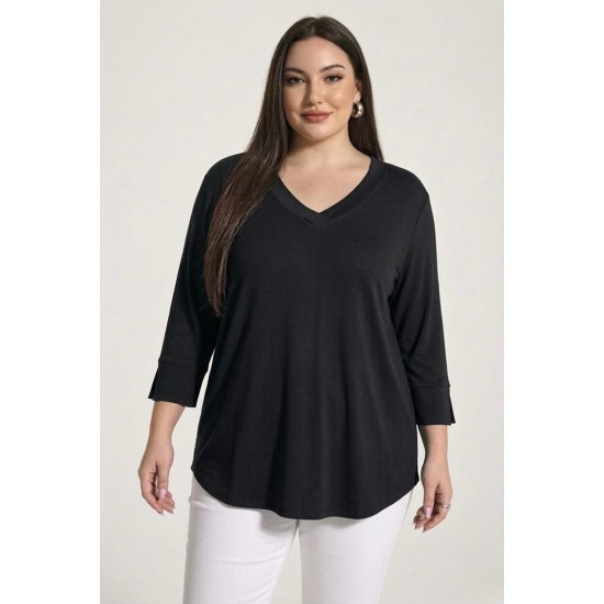 VİSKON V YAKA BLUZ 188326