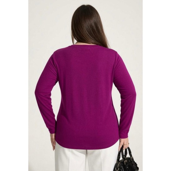 VİSKON V YAKA BLUZ 188328