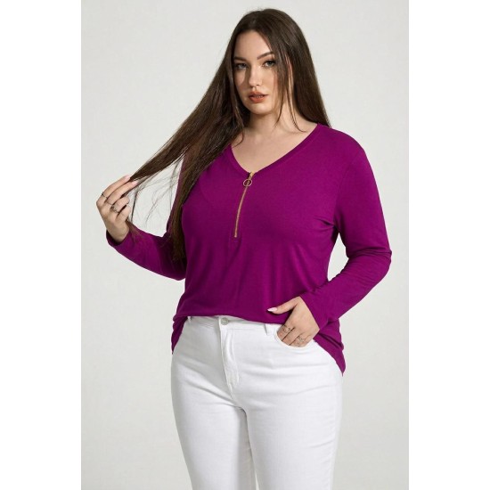 VİSKON V YAKA BLUZ 188328