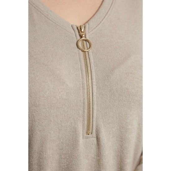 VİSKON V YAKA BLUZ 188329