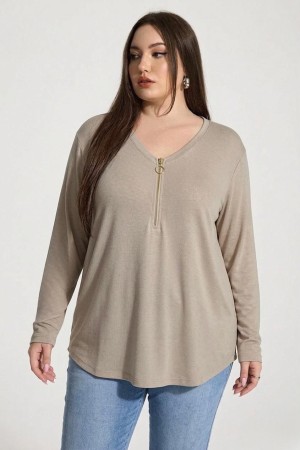 VİSKON V YAKA BLUZ 188329