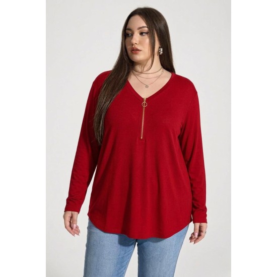 VİSKON V YAKA BLUZ 188330