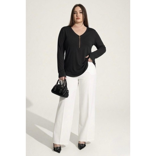 VİSKON V YAKA BLUZ 188331