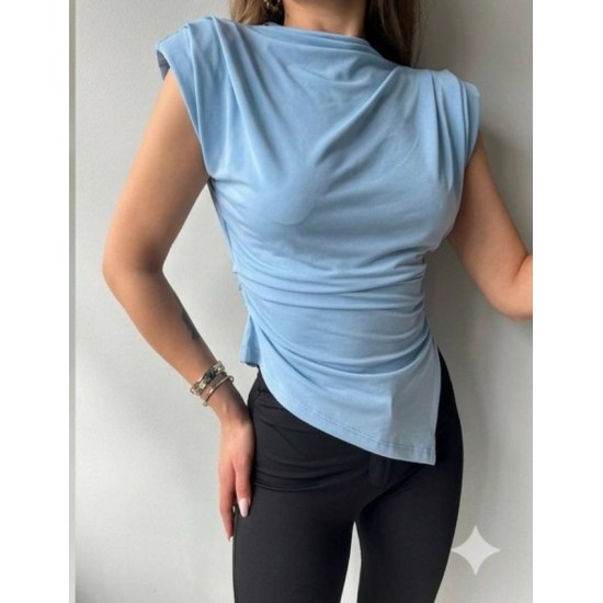 SLIT DETAIL BLOUSE 189776
