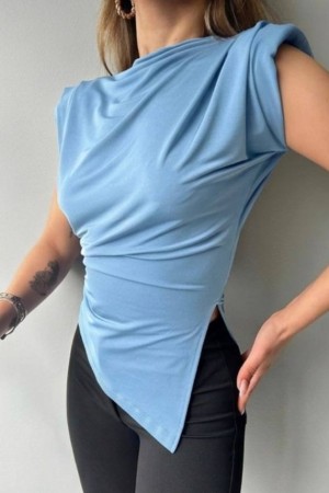 SLIT DETAIL BLOUSE 189776