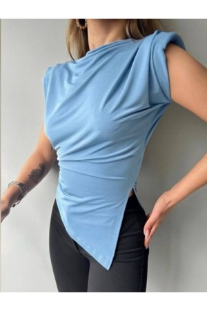 SLIT DETAIL BLOUSE 189776