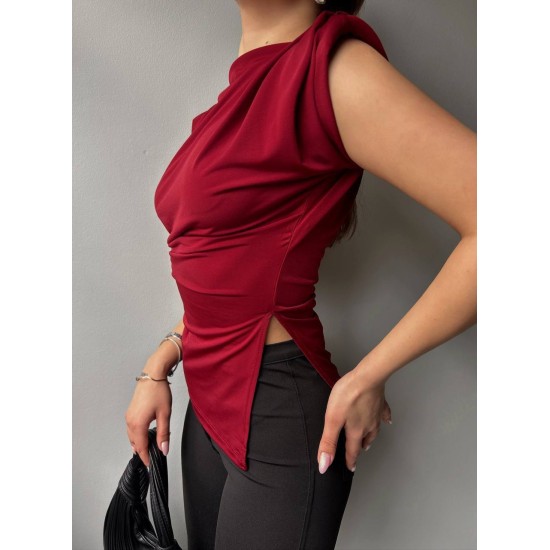 SLIT DETAIL BLOUSE 189777