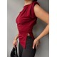 SLIT DETAIL BLOUSE 189777
