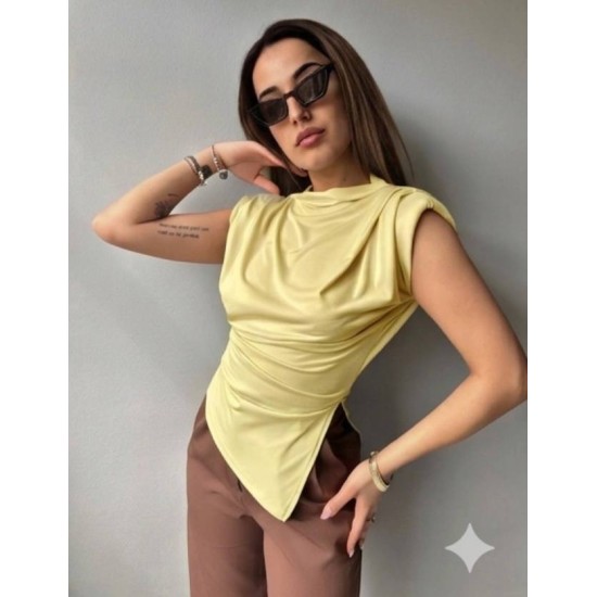 SLIT DETAIL BLOUSE 189780
