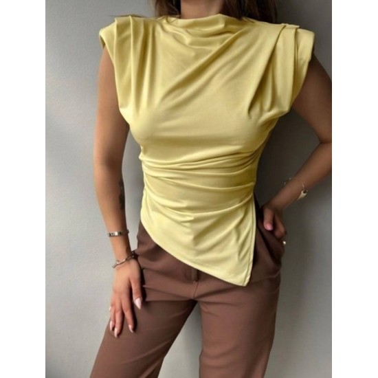 SLIT DETAIL BLOUSE 189780