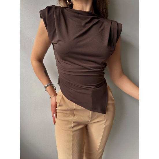 SLIT DETAIL BLOUSE 189782