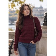SOFT YARN KNIT SWEATER 192115