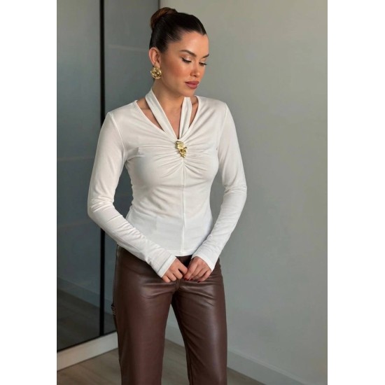 ZARA MODEL BOYUN ASKILI BLUZ 189178