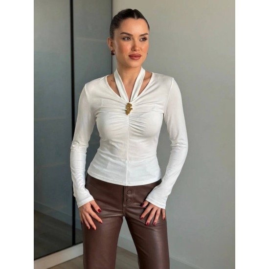 ZARA MODEL BOYUN ASKILI BLUZ 189178