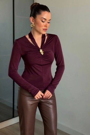 ZARA MODEL BOYUN ASKILI BLUZ 189180