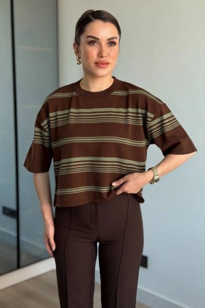 ZARA MODEL POLYAMID KUMAS TSHIRT 189173
