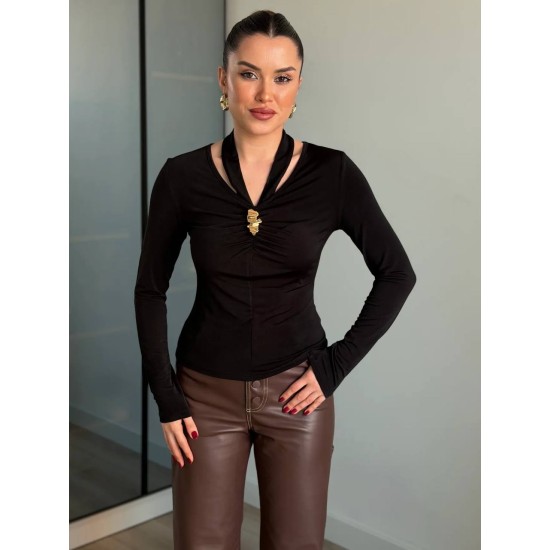 ZARA MODEL BOYUN ASKILI BLUZ 189176