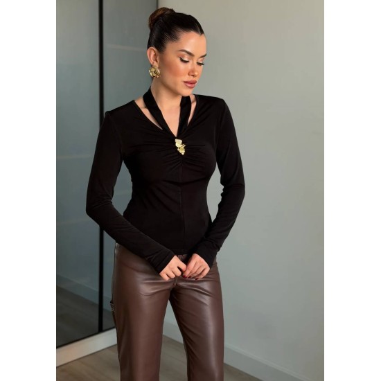 ZARA MODEL BOYUN ASKILI BLUZ 189176