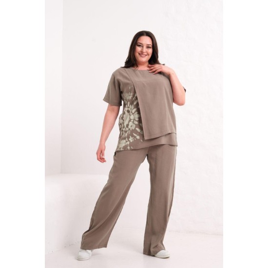 BEIGE TRACKSUIT SET 185855