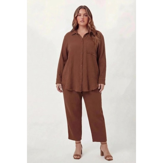 MÜSLİN KUMAŞ GÖMLEK 186075