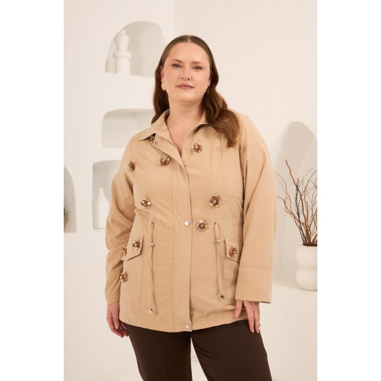 PAMUKLU TRENÇKOAT ASTARLI 186042