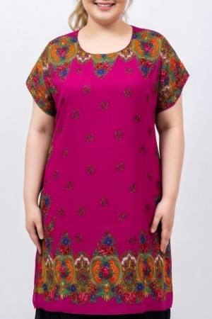 DESENLİ TÜLBENT ELBİSE 185990