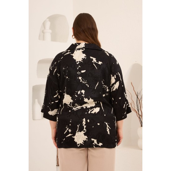 ÖZEL VİSKON DIŞI JAKARLI BLUZ 186000