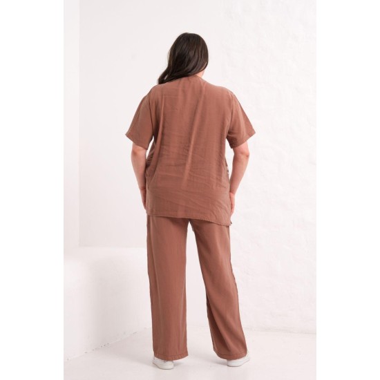 BROWN TRACKSUIT SET 185854