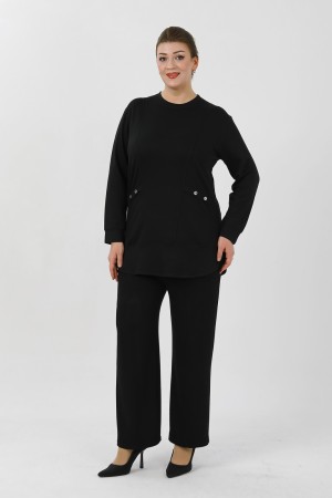 SİYAH TAKIM KRİSTAL KUMAŞ 185903