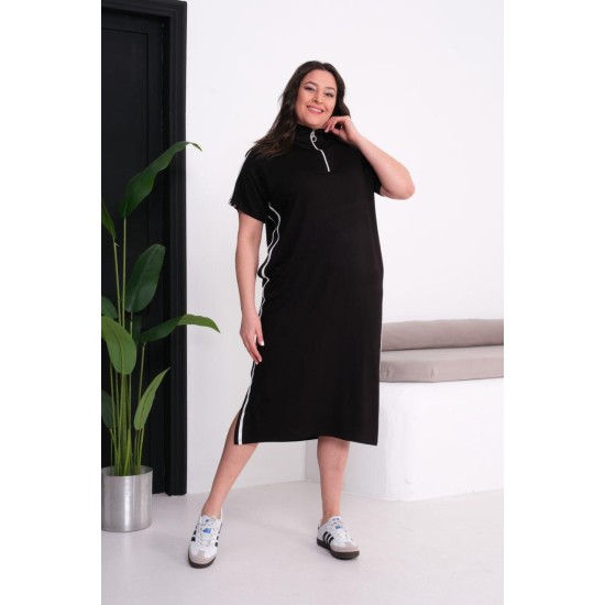 SİYAH ELBİSE KRİSTAL KUMAŞ 185851