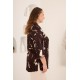 ÖZEL VİSKON DIŞI JAKARLI BLUZ 186001