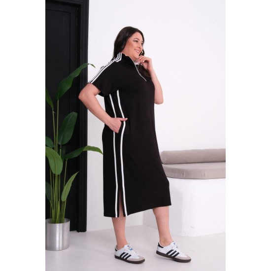 SİYAH ELBİSE KRİSTAL KUMAŞ 185851