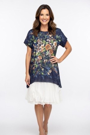 DESENLİ TÜLBENT ELBİSE 185989