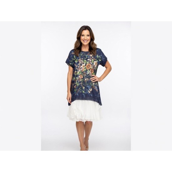 DESENLİ TÜLBENT ELBİSE 185989