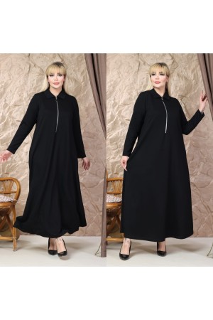 SİYAH ELBİSE OYSHO KUMAŞ 185846