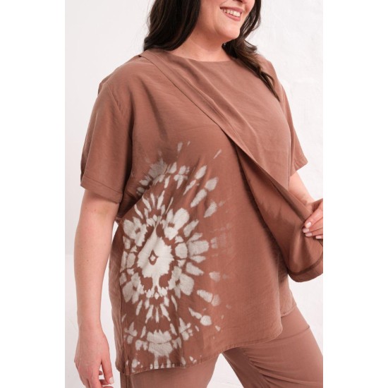 BROWN TRACKSUIT SET 185854